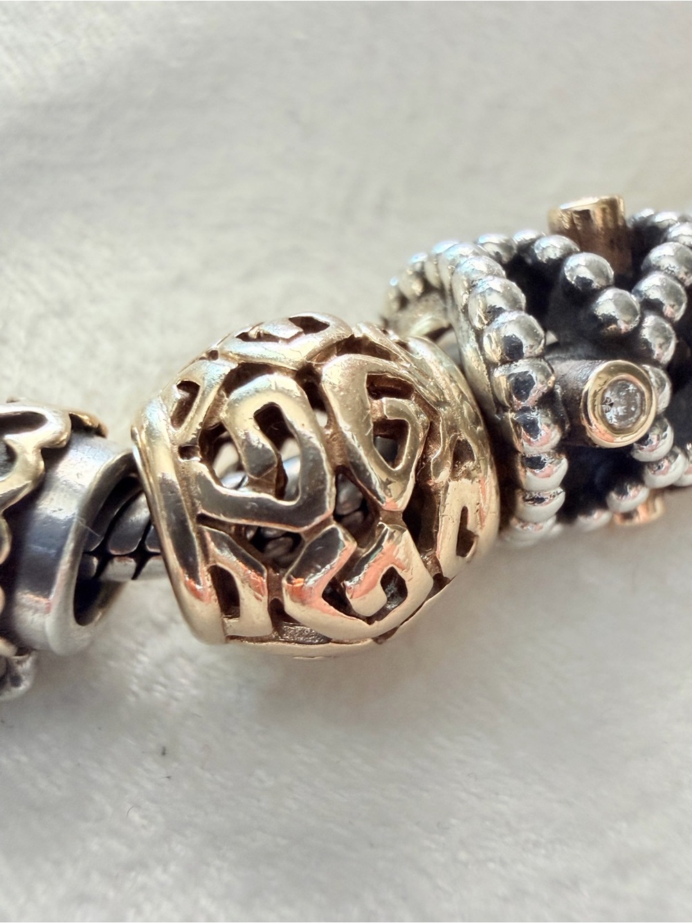 Pandora Retired Amazing Solid 14K Gold Charm Item # 760464